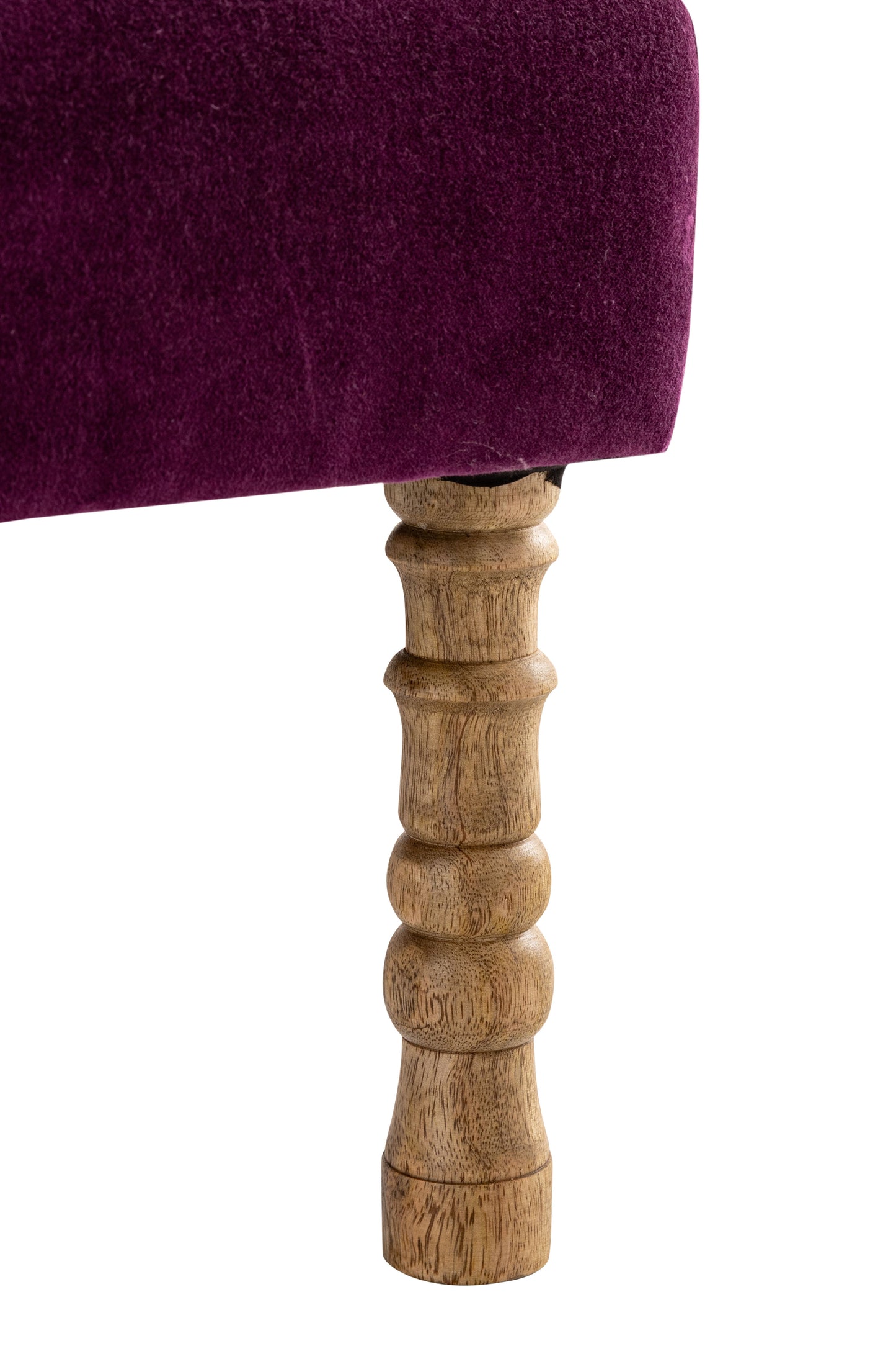 Devan Wine Ottoman Stool