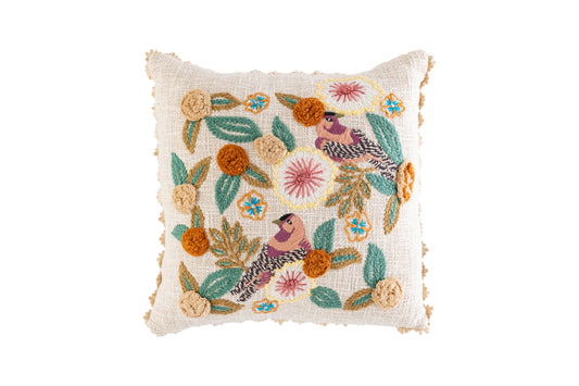 Shakuntala Bird Cushion Cover
