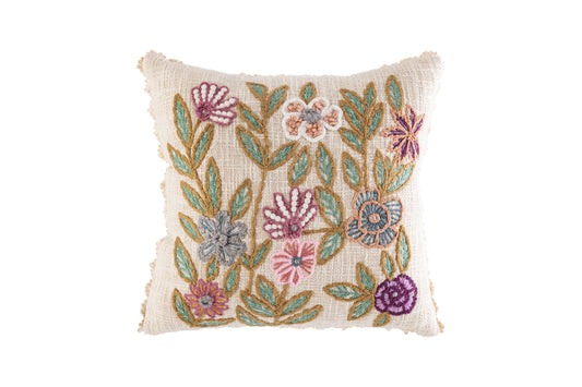 Shakuntala Floral Cushion Cover