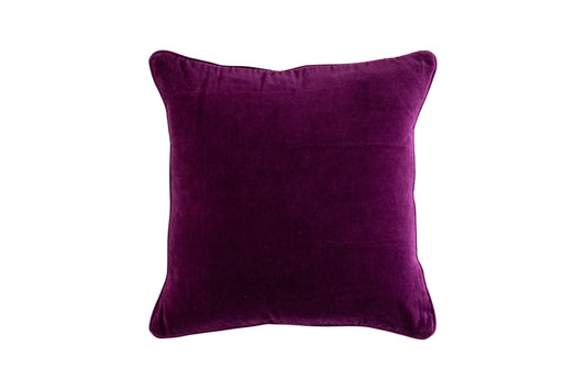 Wine Velvet Cushion Cover