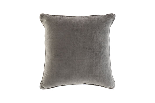 Grey Velvet Cushion Cover