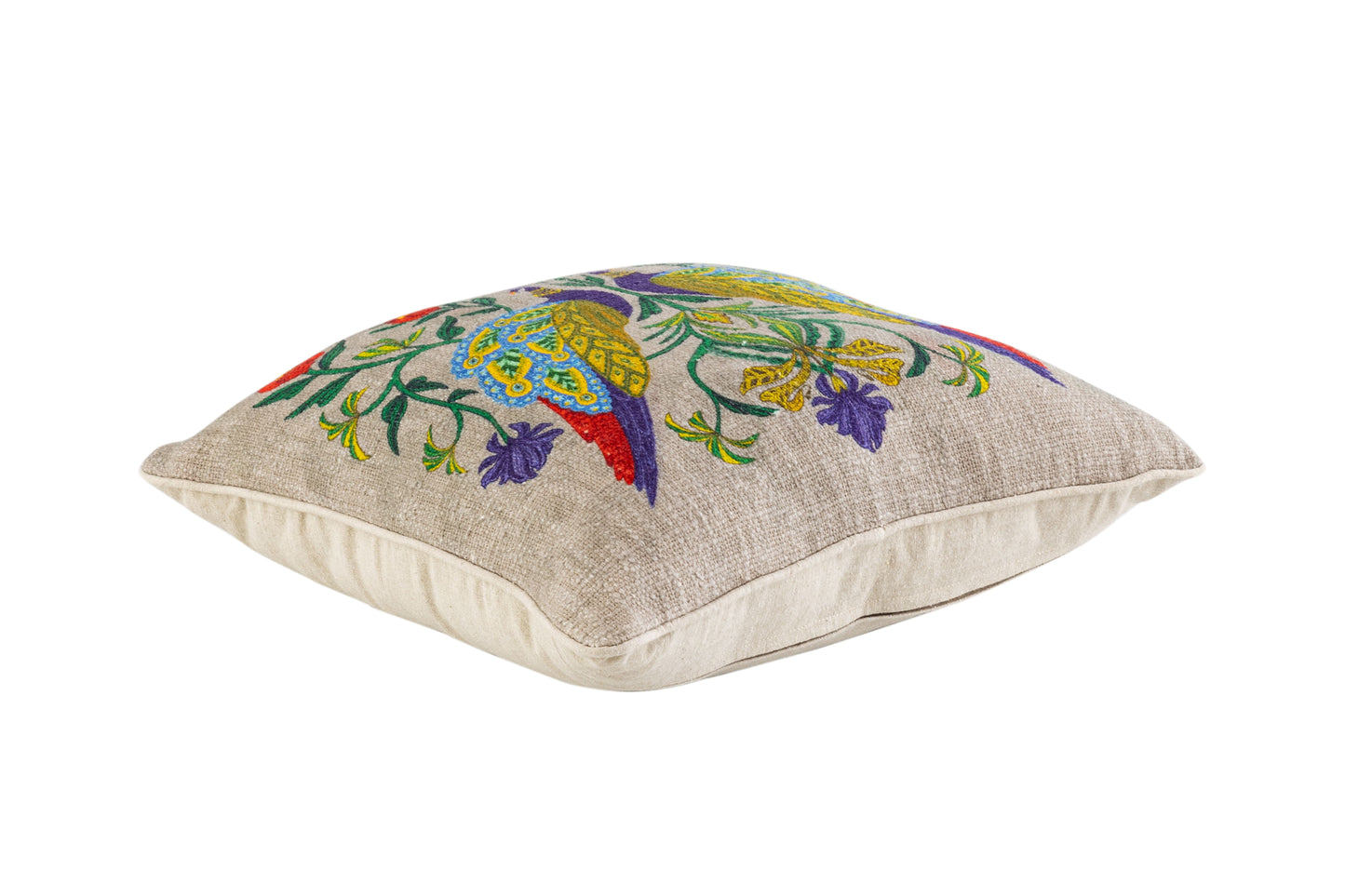 Nitya Peacock Cushion Cover