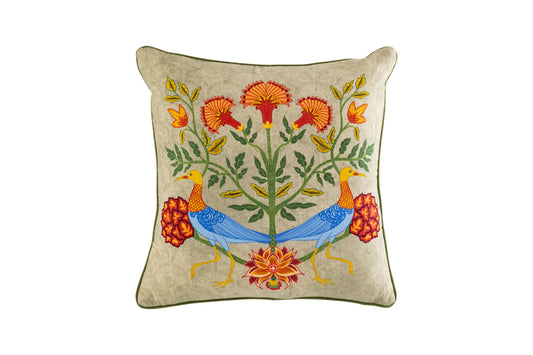 Nitya Bird Cushion Cover