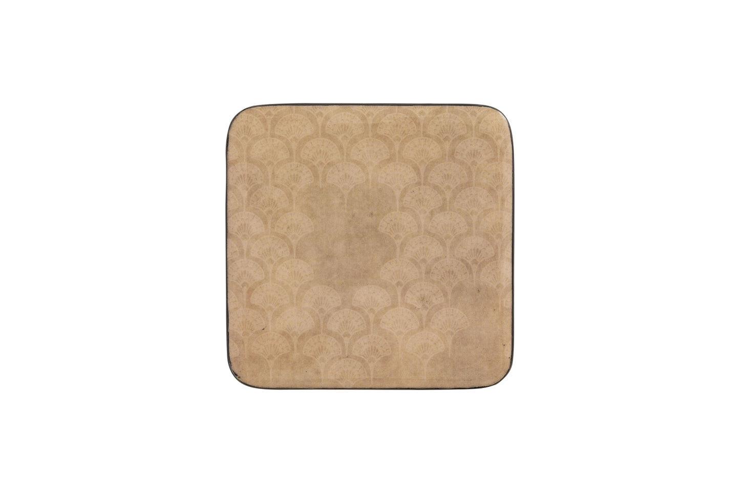 Nitya Beige Feather Coaster