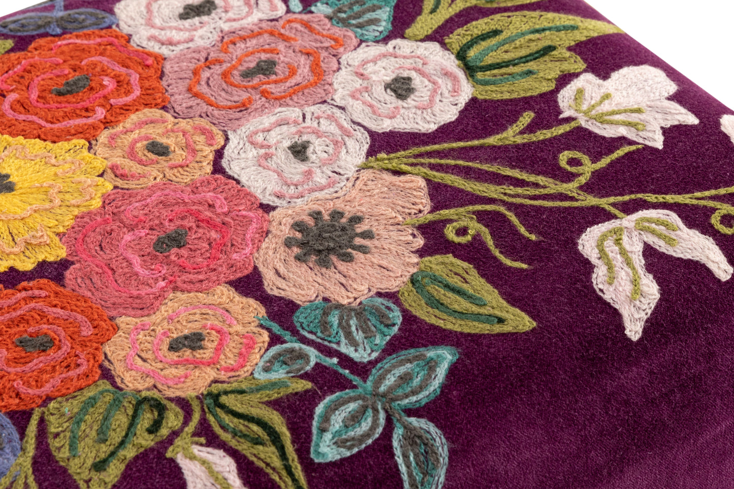 Devan Wine Ottoman Stool