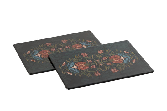 Nitya Emerald Bloom Placemats